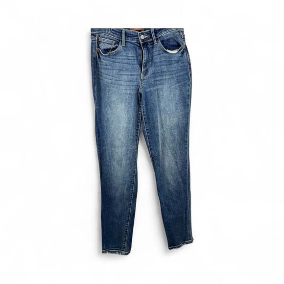 Judy Blue Denim - Judy Blue Mid-Rise Dark Wash Boyfriend Jeans 7/28